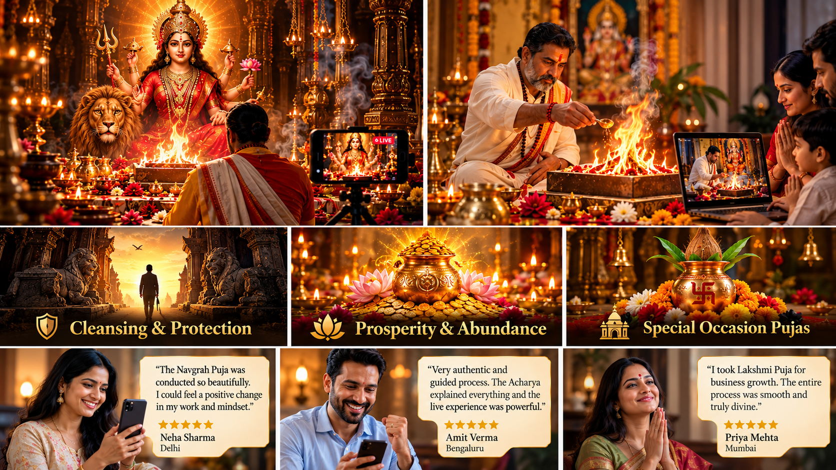 Live Online Puja by Dharm Manch
